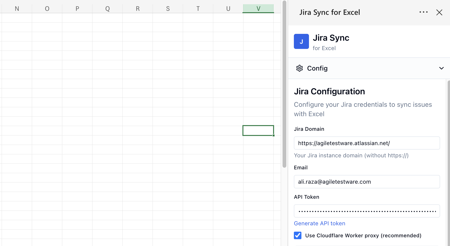 JIRA Configuration